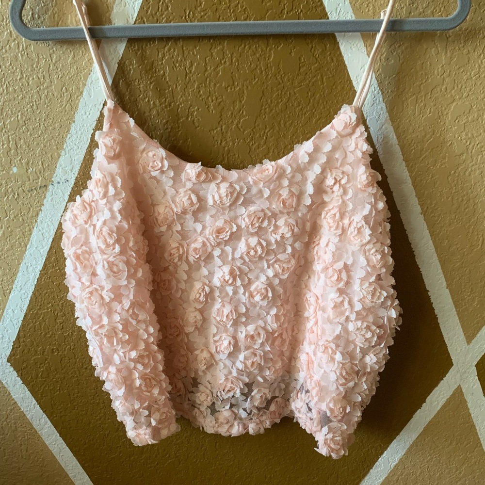F21 Flower Tank Top